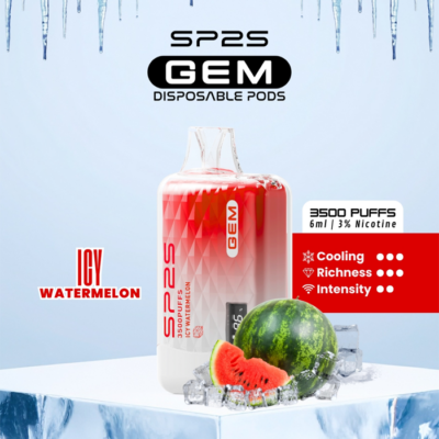 SP2S GEM Icy Watermelon - Disposable Vape - Gambar 2