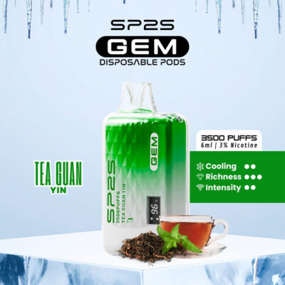 SP2S GEM Tea Guan Yin - Disposable Vape - Gambar 2