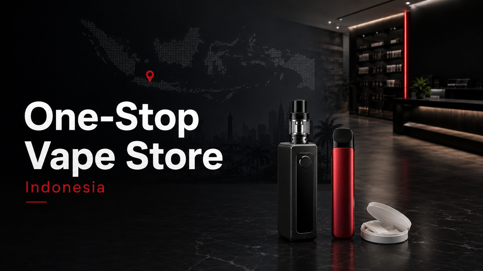 One-Stop Vape Store in Indonesia: Explore Vape, HNB, E-Liquid and Nicotine Pouches in One Place